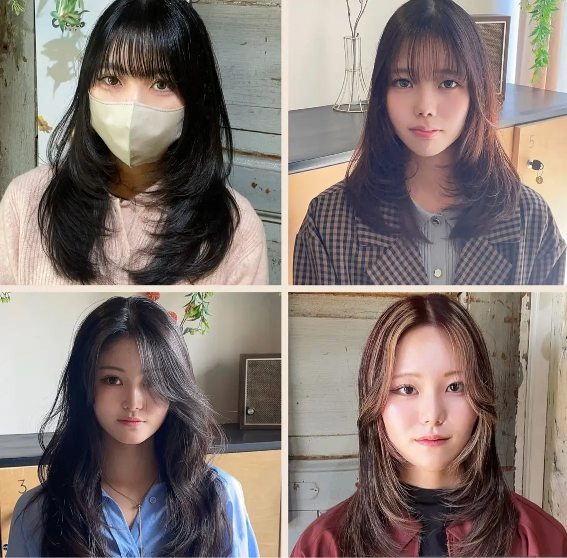 ロング レイヤーカット モテるブラウンカラー の達人Tomoyaのヘアスタイル