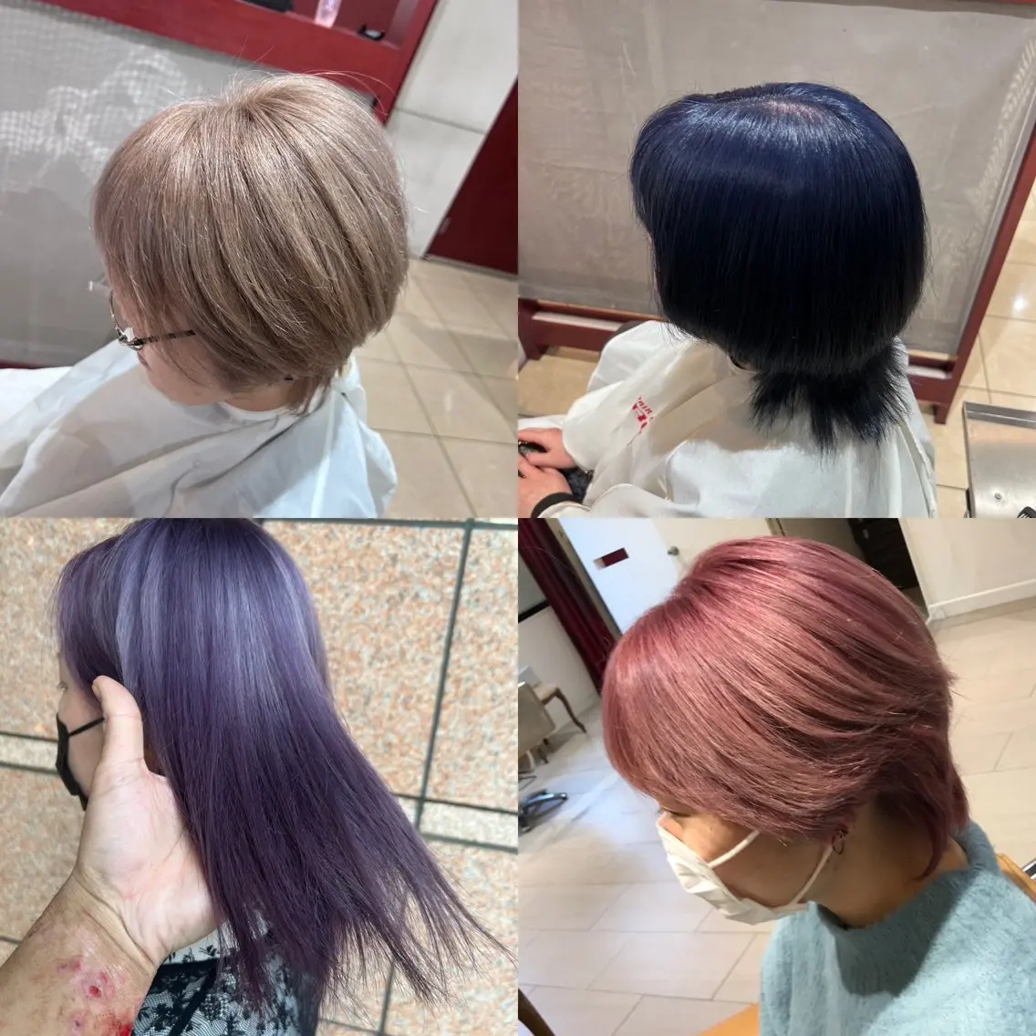 ショート カラー ブリーチ 坂本 優輝のヘアスタイル