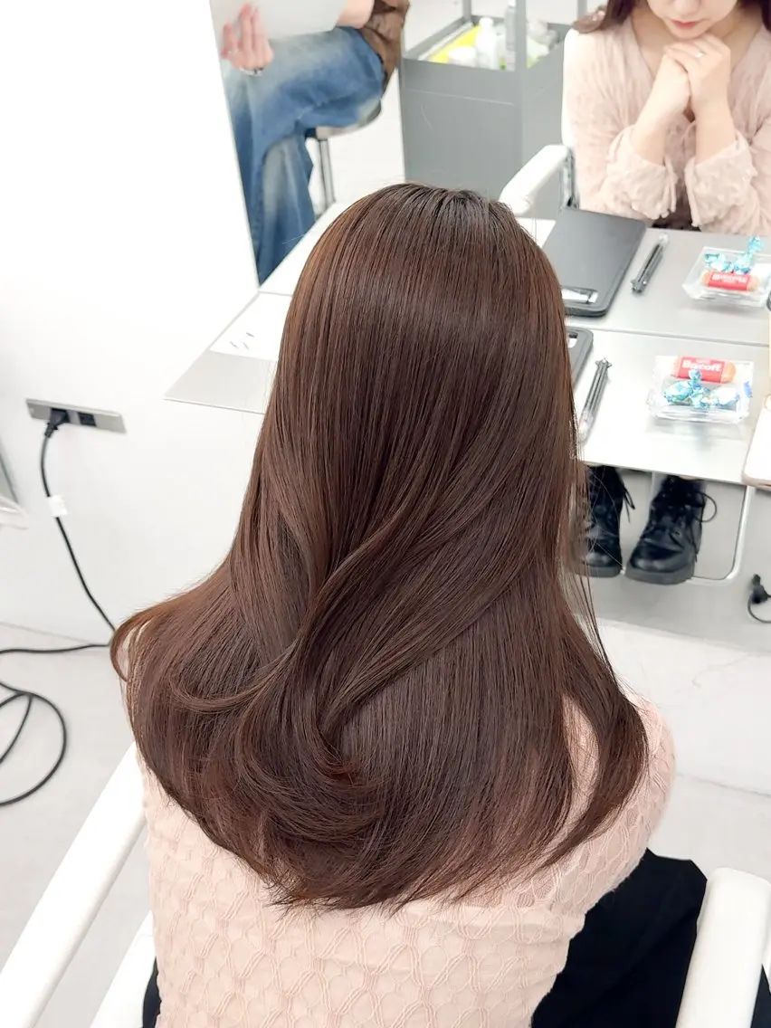 ミディアム カラー ヘアアレンジ 顔周り&ミディアム 特化/池袋/kokiのヘアスタイル