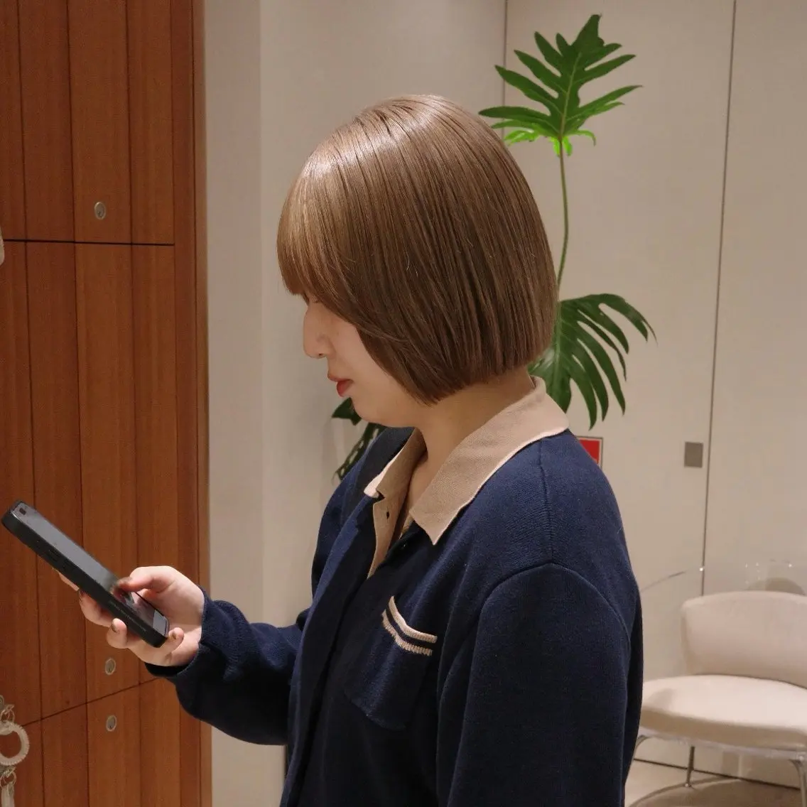 ショート ボブ 韓国風ヘア 小顔カット カット ヘアカラー ボブ/ハッシュボブ 【渋谷】コウのヘアスタイル