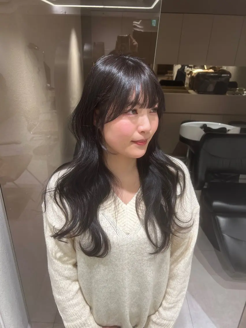 ロング ロングレイヤー レイヤーカット ロング rino🤍 恵比寿レイヤーカットのヘアスタイル