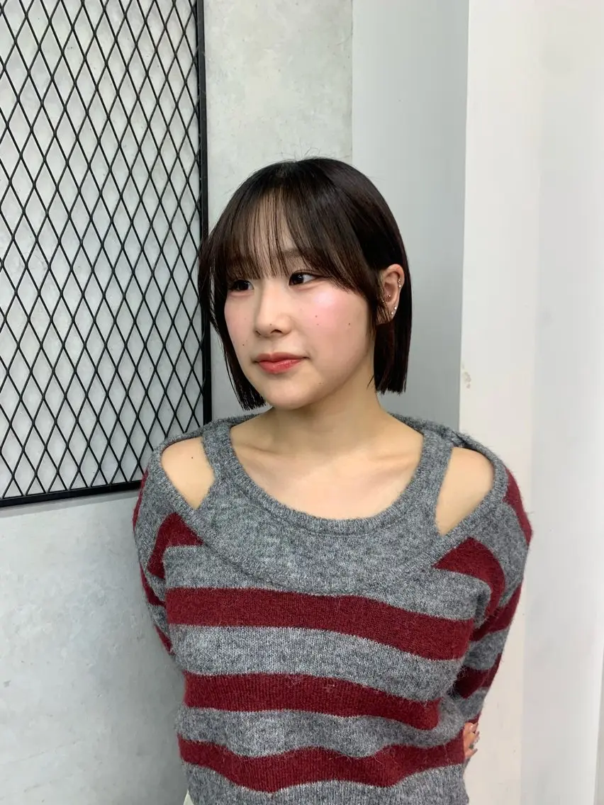 ショート ボブ 抜け感ダブルカラー miyukiのヘアスタイル