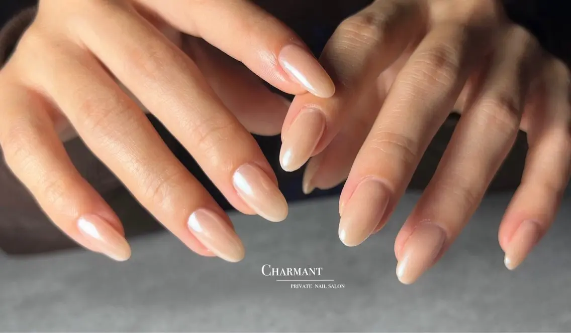 ネイル オーロラネイル ハンドネイル Minako 【Charmant】のネイルデザイン