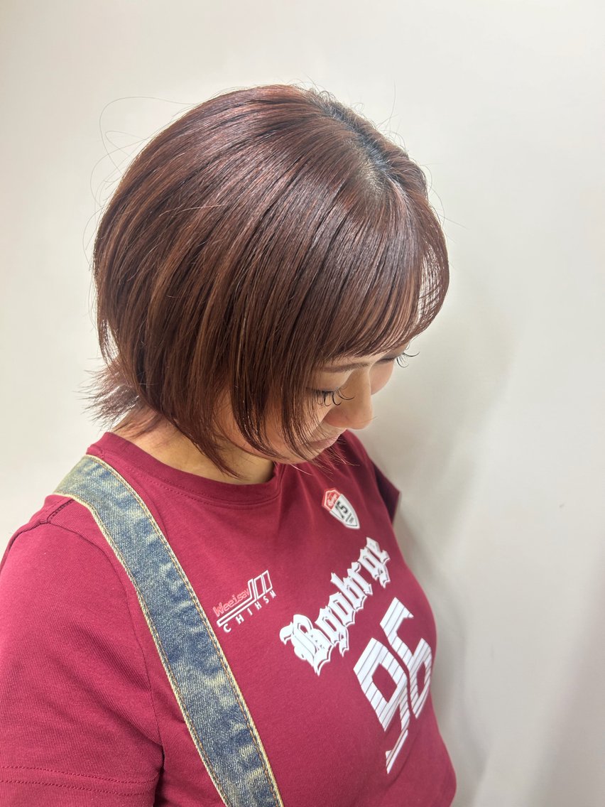 ショート 田中まなか 🫧カラーモデルのヘアスタイル