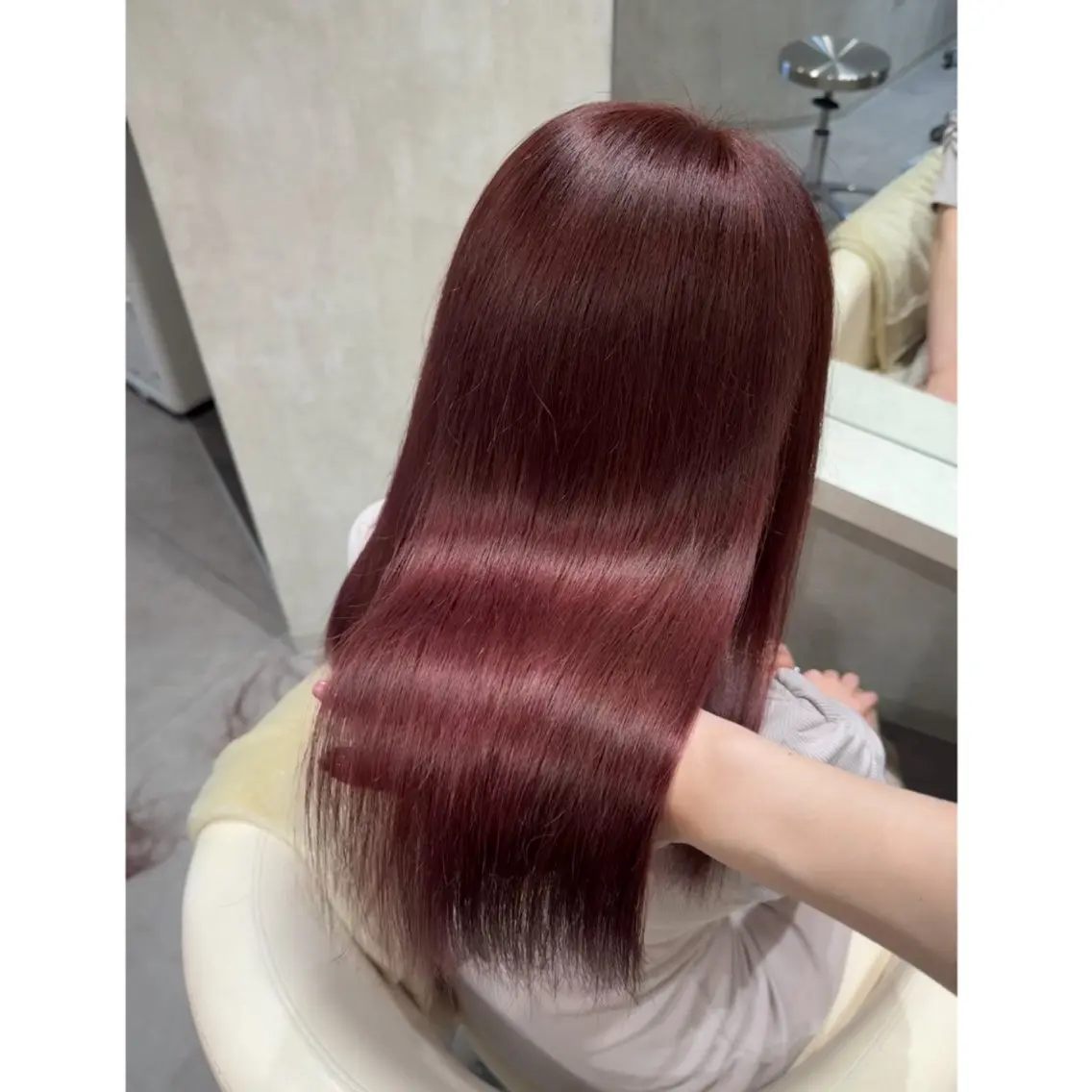 セミロング カラー ヘアカラー miyu /トレンド カラー×艶髪のヘアスタイル