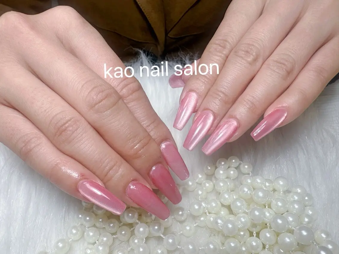ネイル ハンドネイル kao nail マグネット/長さだしのネイルデザイン