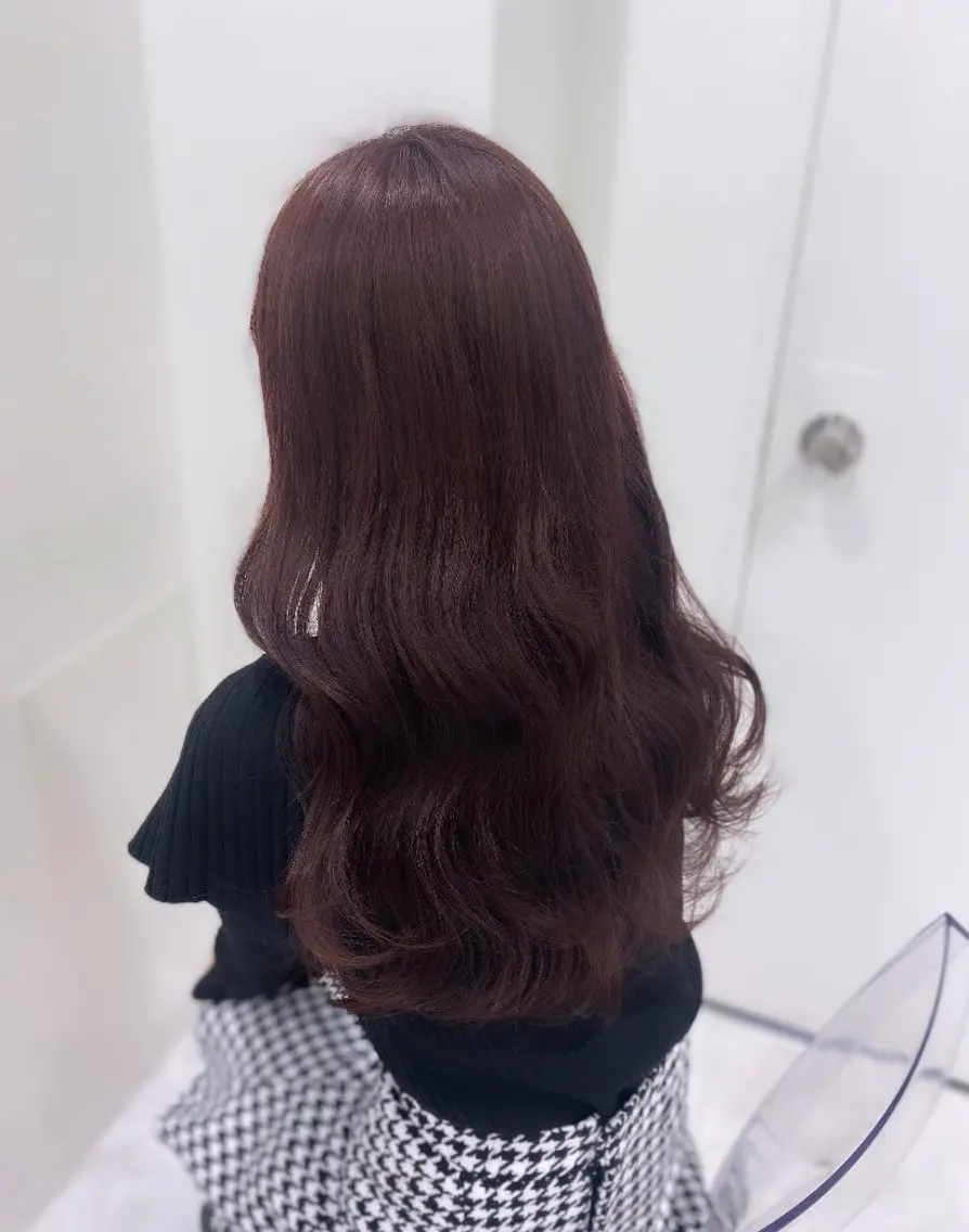 ロング カラー ガーリー♡女の子っぽ ヘア♡ピンクカラー♡のヘアスタイル