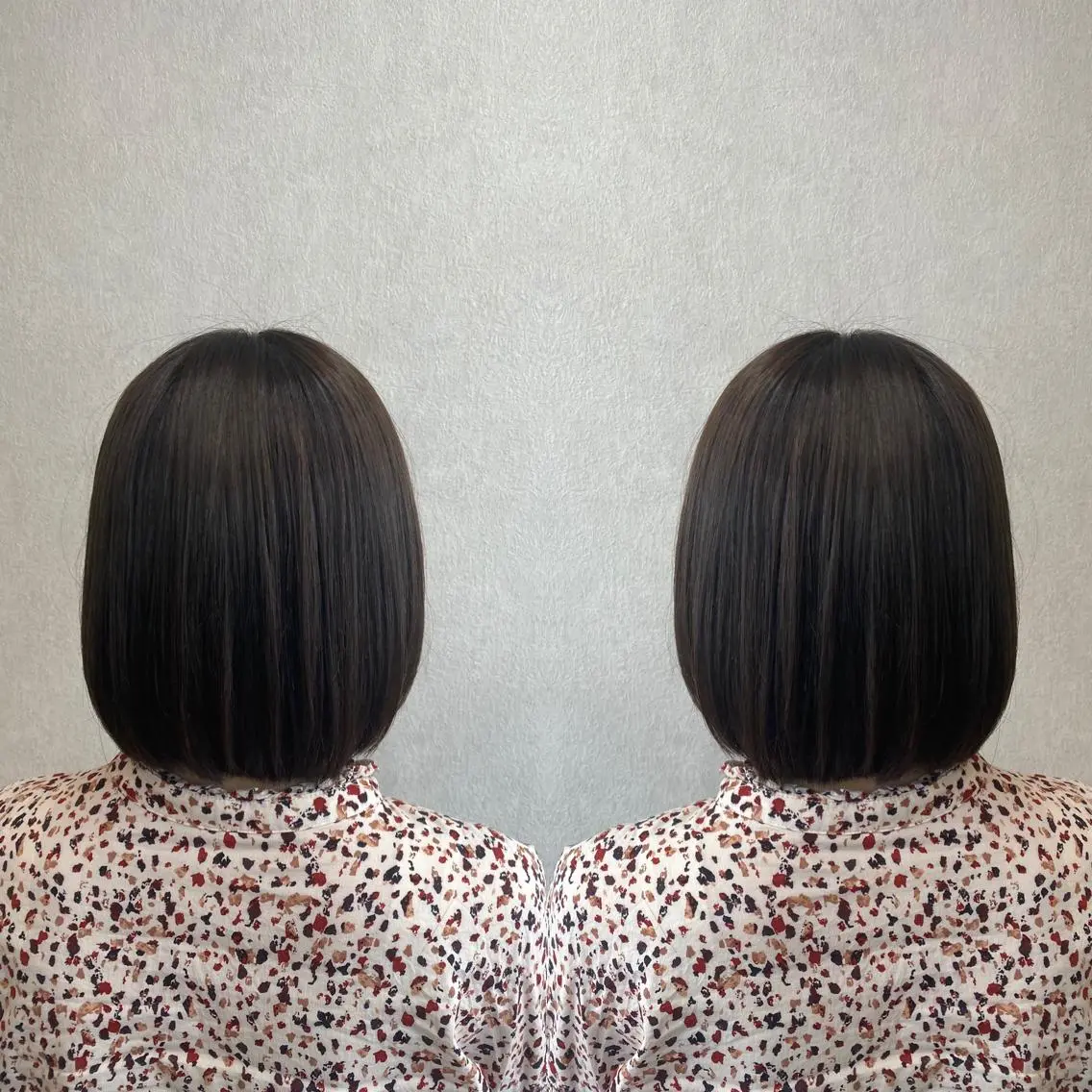 ミディアム カラー ボブ tocca 💜石田愛結💜のヘアスタイル