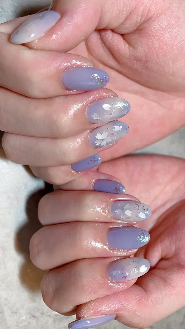 ネイル ジェルネイル オフィスネイル パラジェル シンプルネイル ハンドネイル nail salon ラピスラズリのネイルデザイン