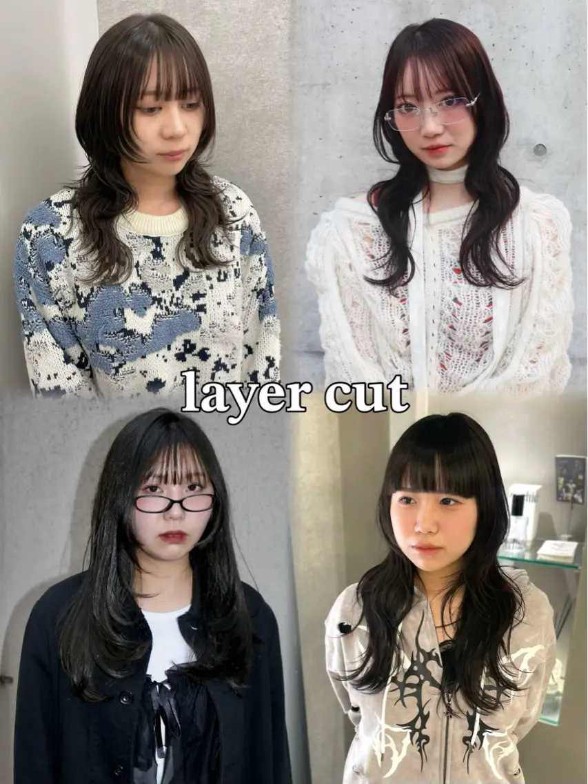 【🚀流行りのレイヤーカットしたい方✨】ハイレイヤー/レイヤーカット/ハッシュカット/レイヤーボブの写真