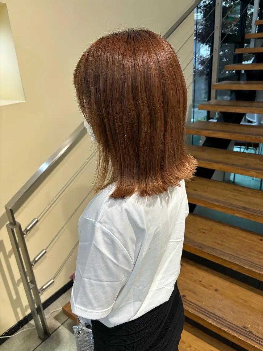 ミディアム Mizuki. / 暖色系カラー🍓のヘアスタイル