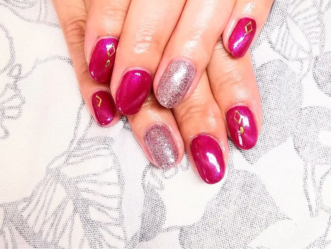 ネイル ワンカラーネイル nailroom Girasoleのネイルデザイン