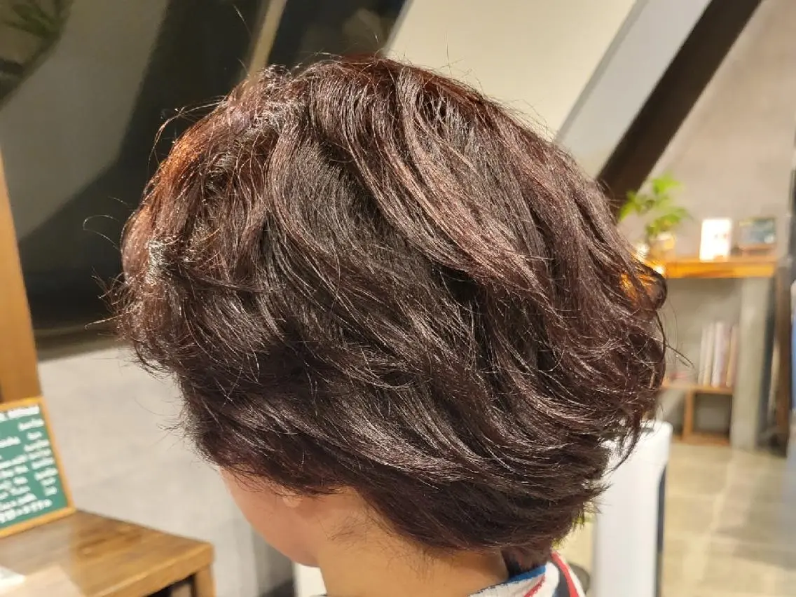 ミディアム 山口 そらのヘアスタイル