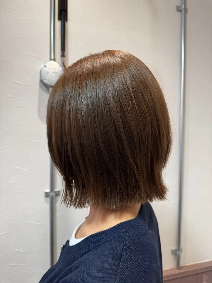 ミディアム カラー ブリーチ カット ヘアカラー トリートメント ダブルカラー /レイヤー/アリサのヘアスタイル