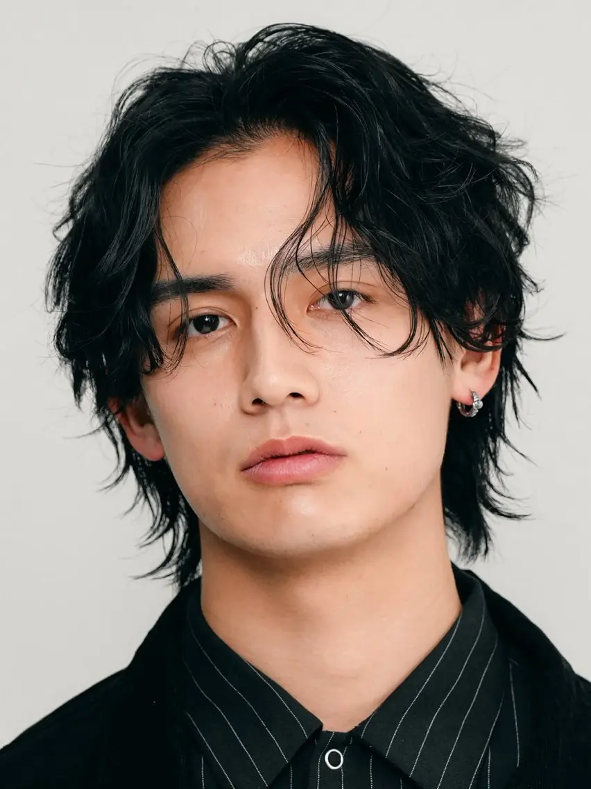 セミロング パーマ カット パーマ クドウレイ fifth神南のヘアスタイル
