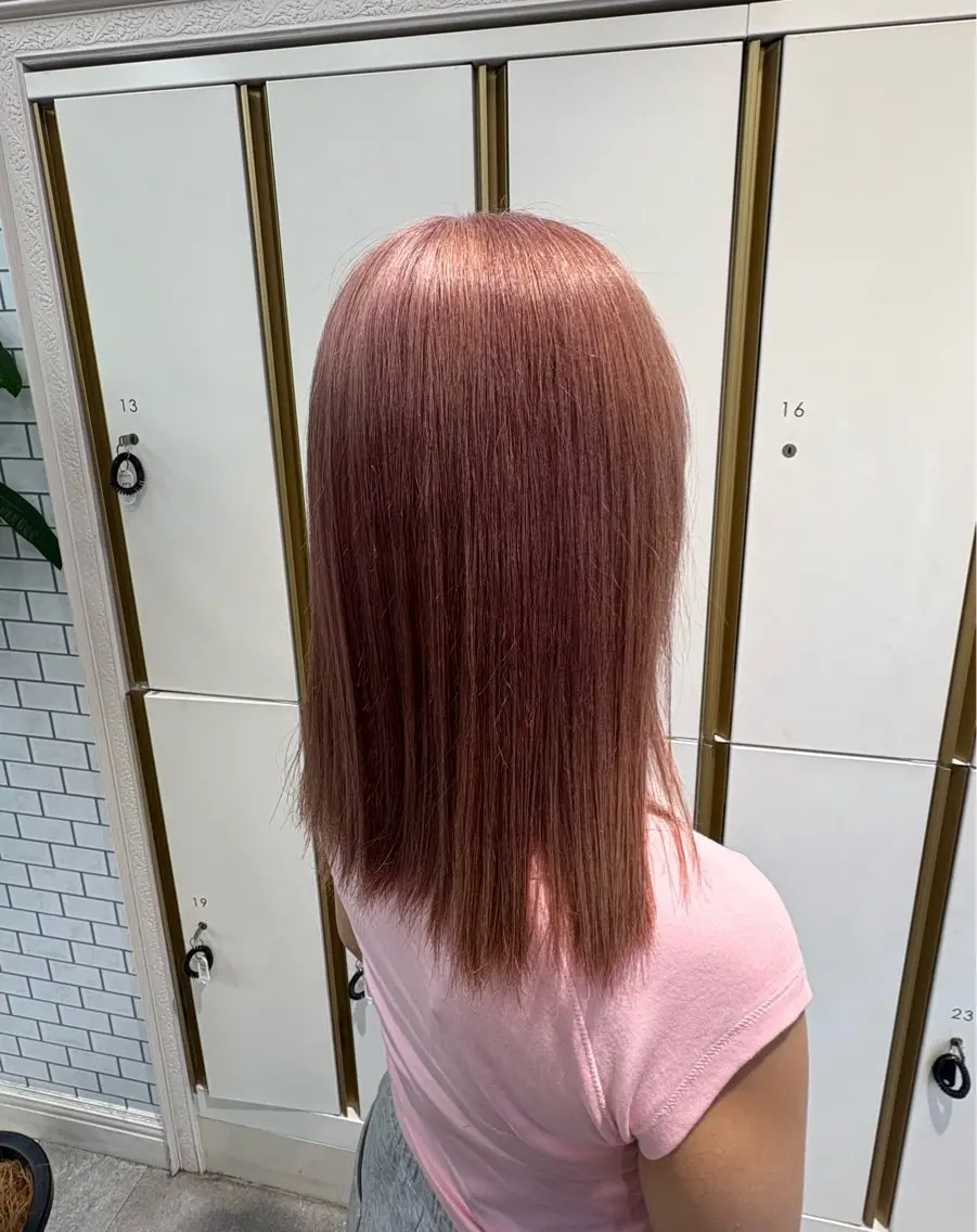 【🍒平日限定🍒】ブリーチリタッチ＋カラーの写真