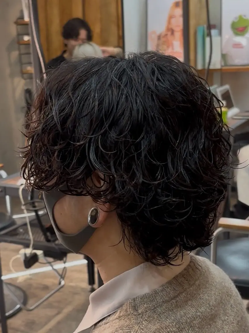 パーマ メンズ 野中 慈穏のヘアスタイル