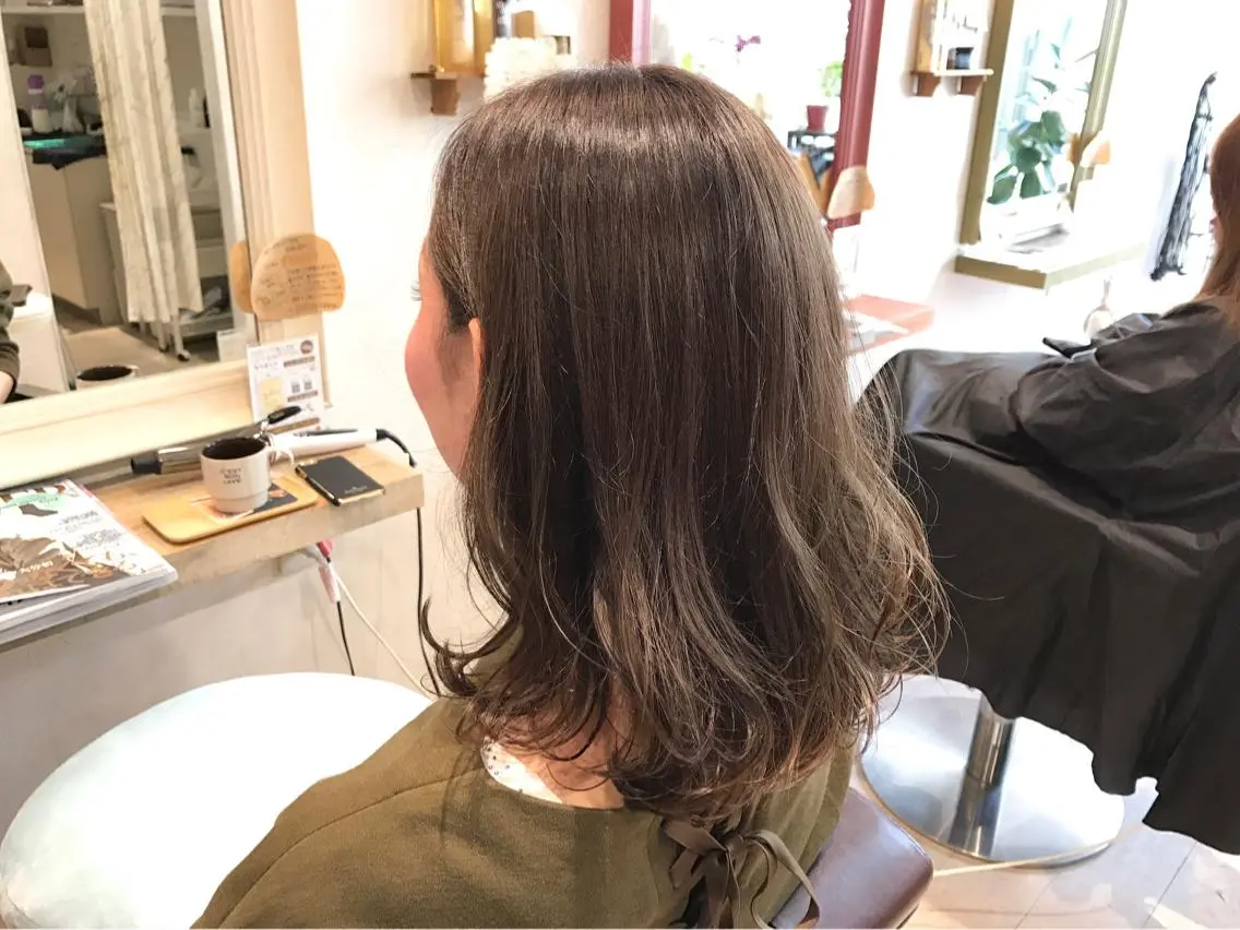 ミディアム カラー イルミナカラー メンズ指名多数!! 田島史也のヘアスタイル