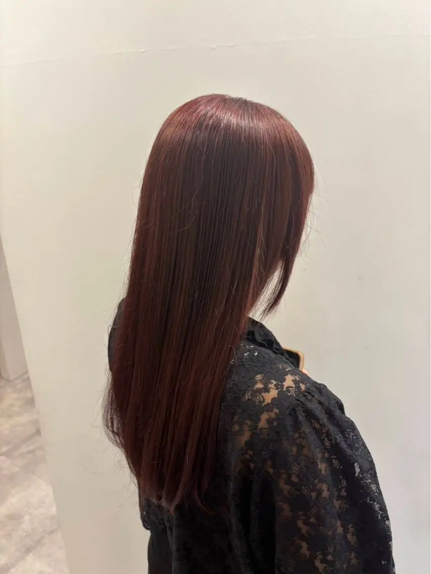 カラー🫟　「ブリーチなしのワンカラーのみです🙇‍♀️」の写真