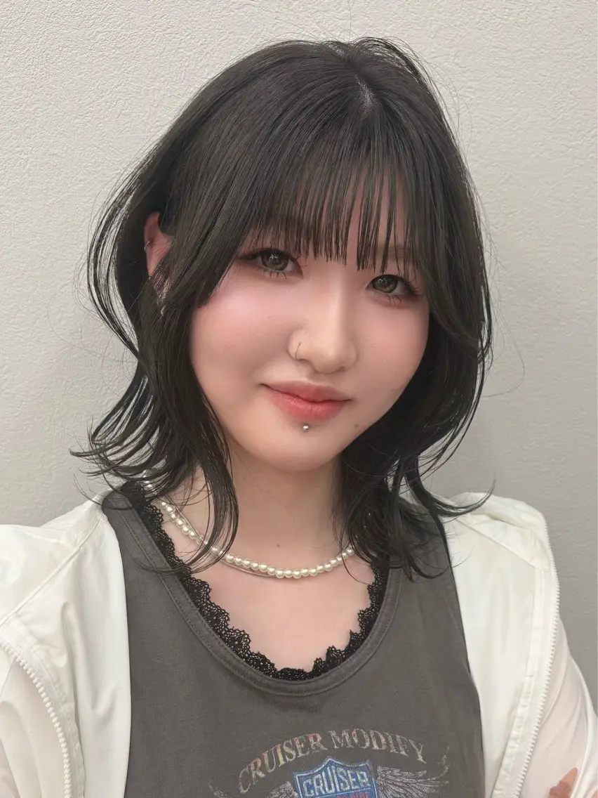 ミディアム 似合わせショート🌿 ボブ🫧 乾辺真悠子のヘアスタイル