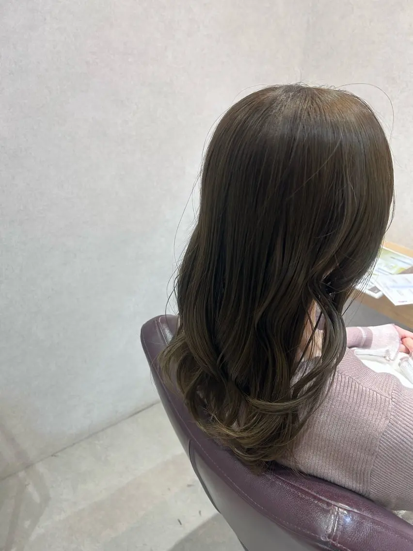 ロング Mao 🎀bob 赤み撃退🌿艶カラーのヘアスタイル