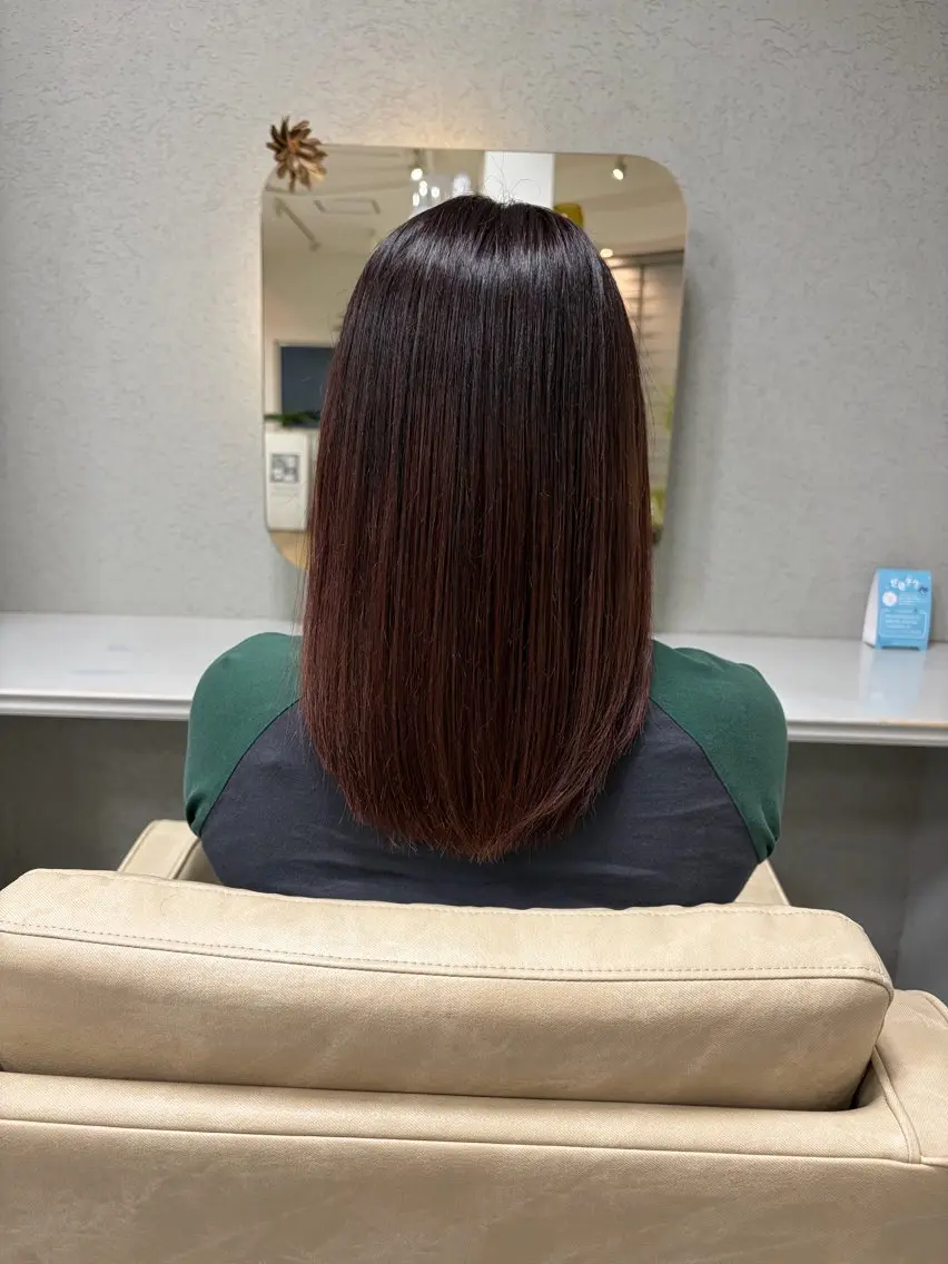 ミディアム トリートメント トリートメント zerohair たにななみ🫧のヘアスタイル