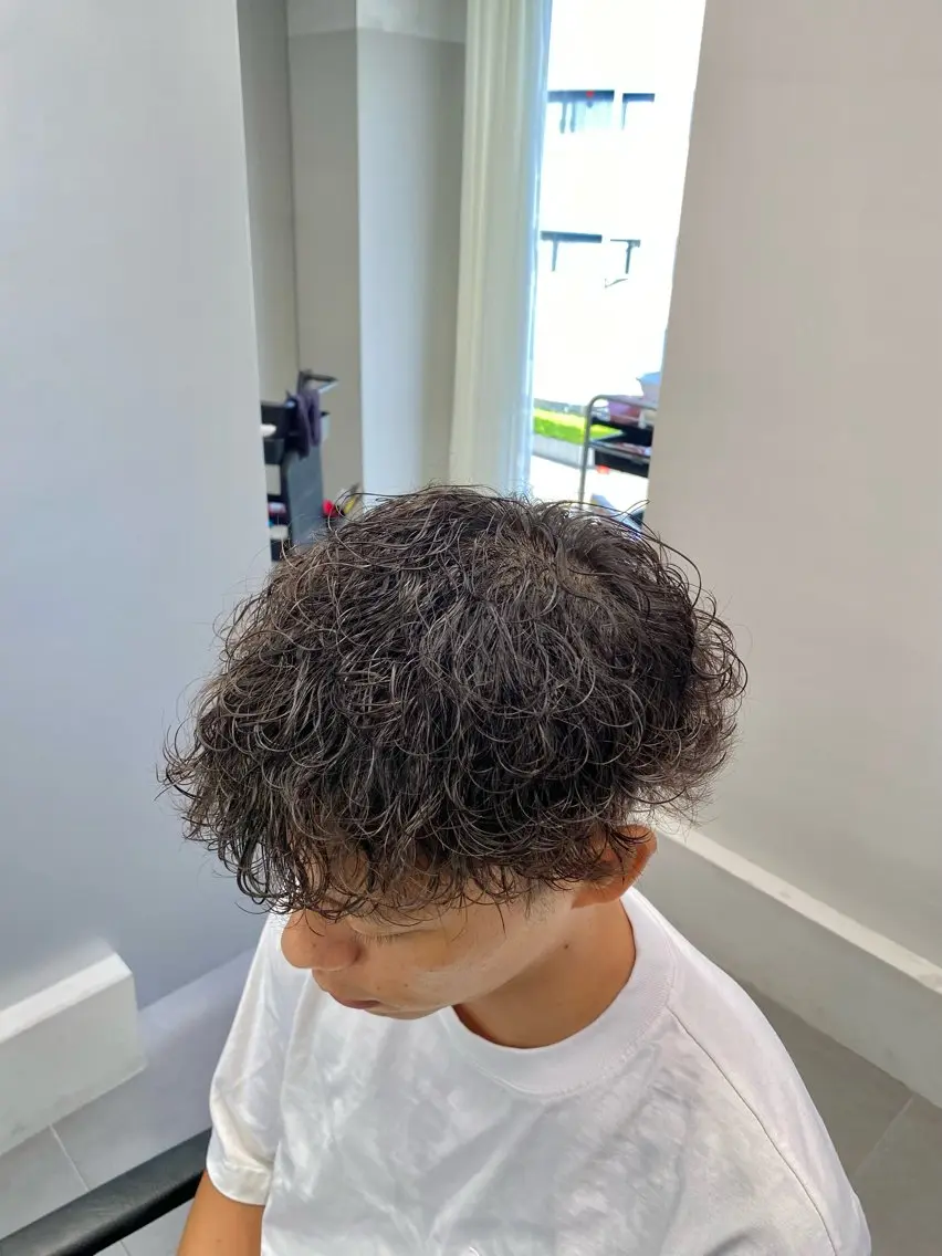 パーマ メンズ カット パーマ 立川メンズパーマ職人 店長/小泉文人のヘアスタイル