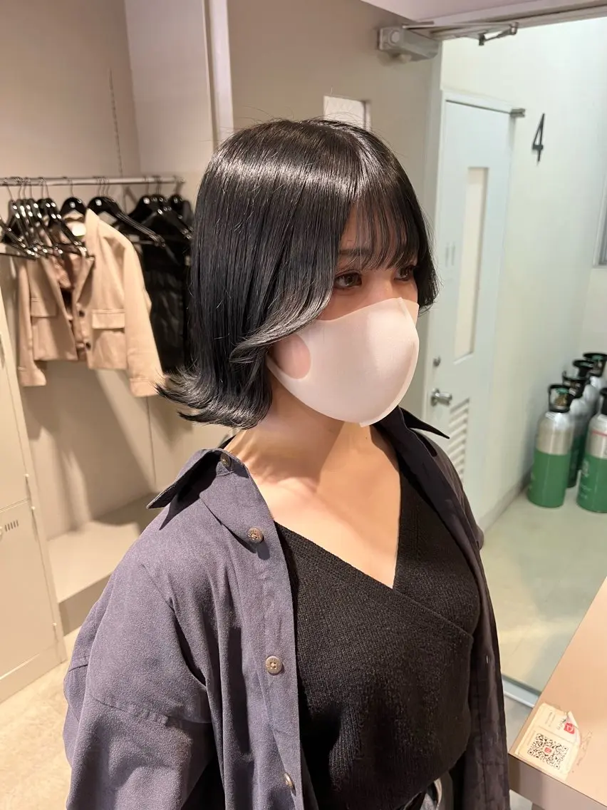 ショート カラー パーマ ヘアアレンジ メンズ 上品＆韓国風 🥀海心🥀のヘアスタイル