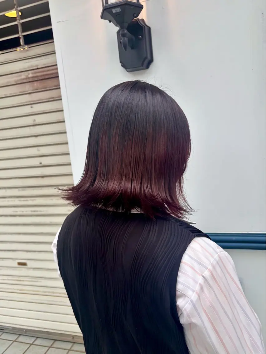 カラー ブラウンカラー レッドカラー ✨🎀さいとう みれい🎀✨のヘアスタイル