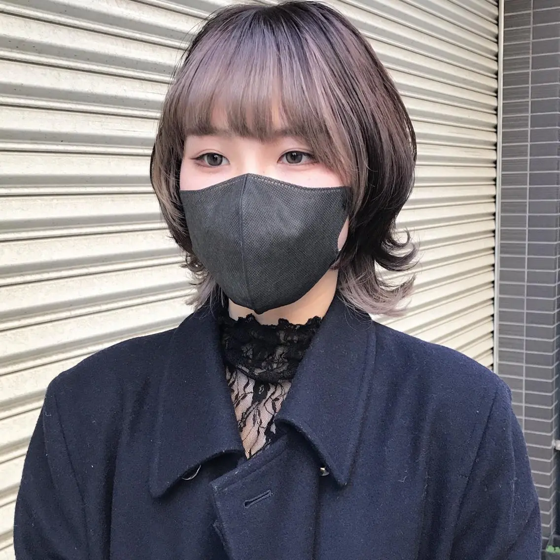 ミディアム カラー メンズ メンズウルフカット ウルフカット カット ヘアカラー トリートメント ヘアセット ✂︎ウルフ・ショート ✂︎MIKUNIのヘアスタイル