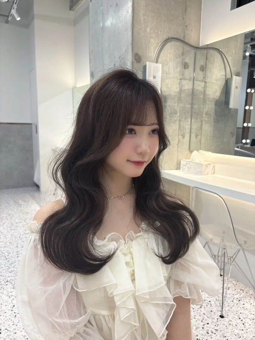 パーマ yui🎀ブリーチな しダブルカラー／博多のヘアスタイル