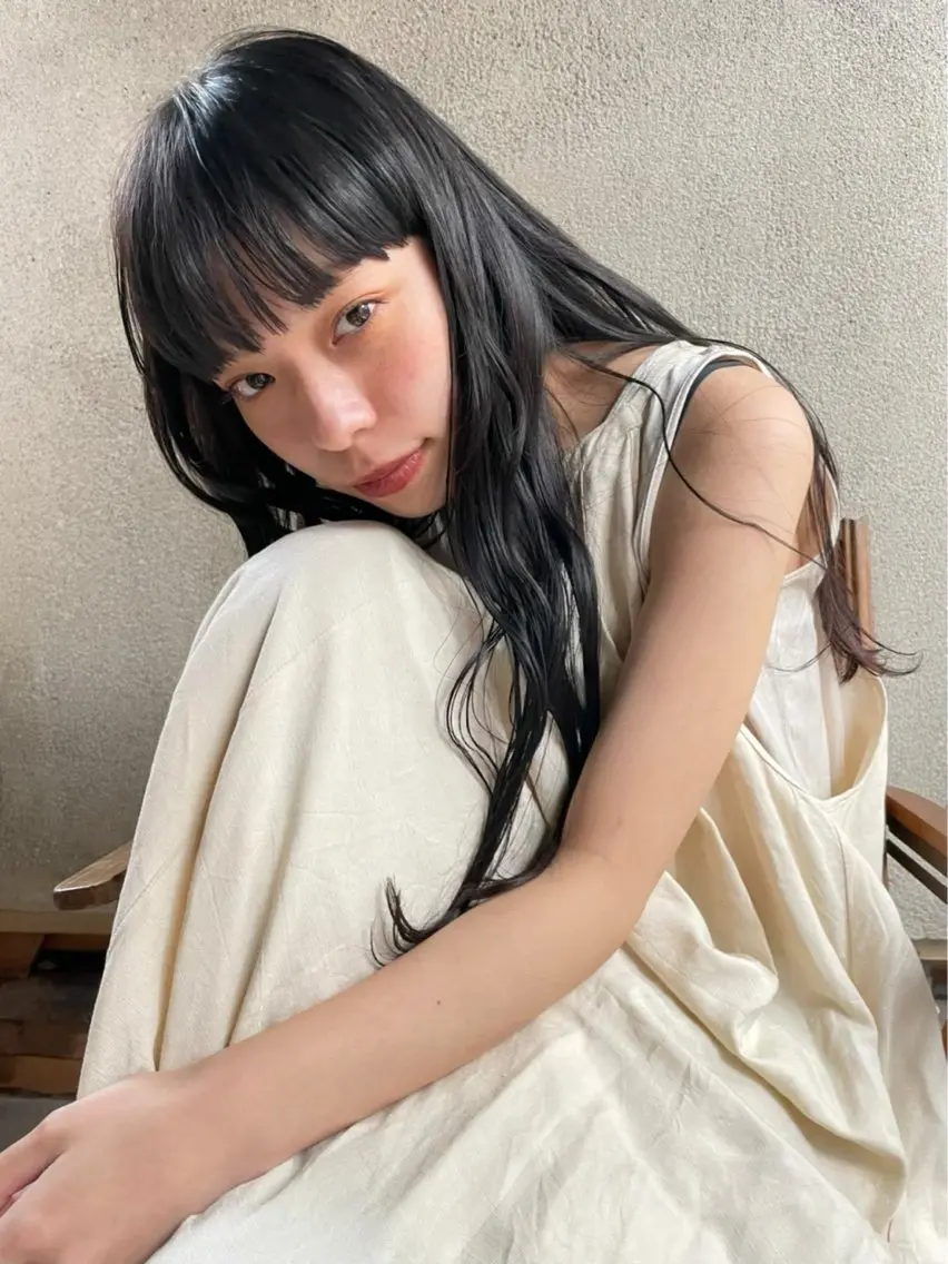 ロング カラー パーマ ロング 原宿/ケパーマ 🧺ユウマのヘアスタイル