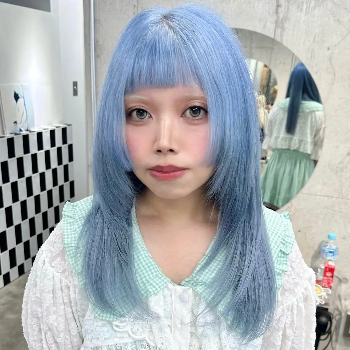 ロング ヘアカラー トリートメント 🤍ムラ修正ブリーチ 🤍原宿/YUUのヘアスタイル