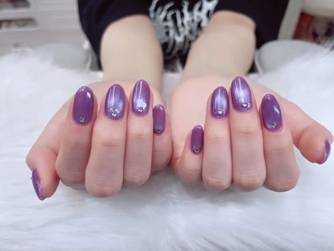 ネイル チークネイル ドット フレンチネイル グラデーション 韓国ネイル ハンドネイル Minette nailrinrinのネイルデザイン