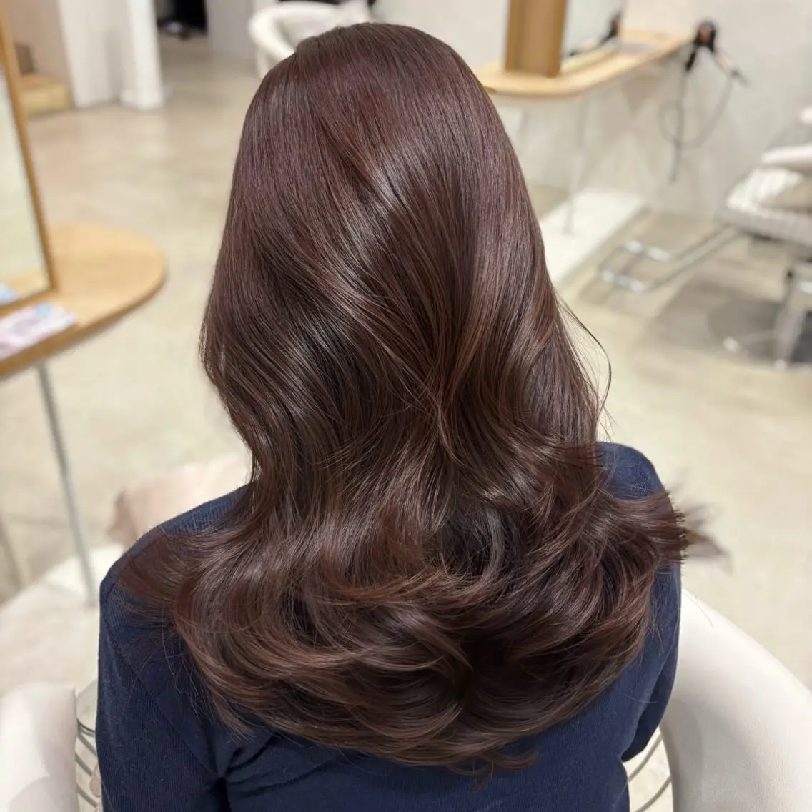 透明感カラー+3stepトリートメントの写真