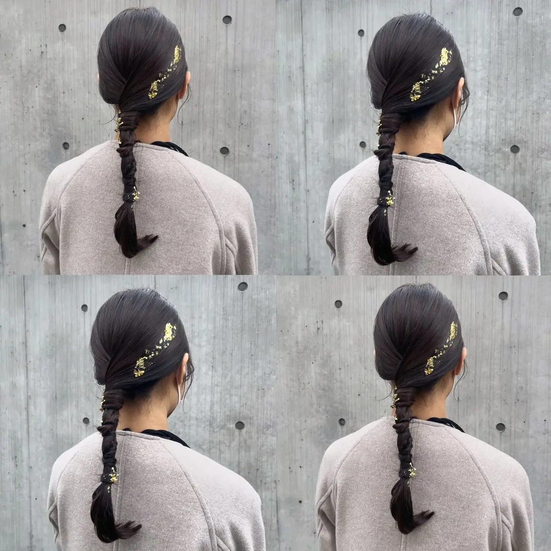 セミロング カラー ヘアセット カジュアルを女っぽく 𝗮𝘆𝗮𝗰𝗼のヘアスタイル