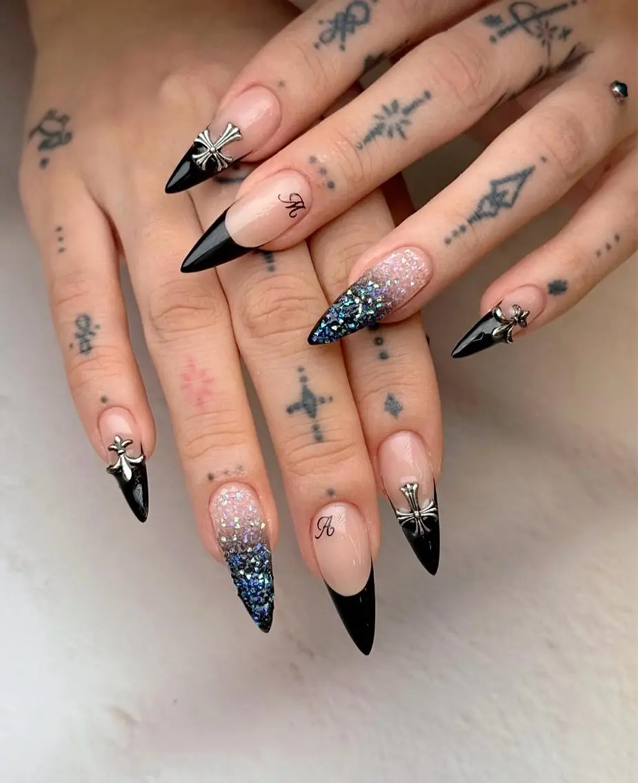 ネイル アートネイル フレンチネイル ジェルネイル 韓国ネイル ミラーネイル Rin Nail 新大久保店のネイルデザイン