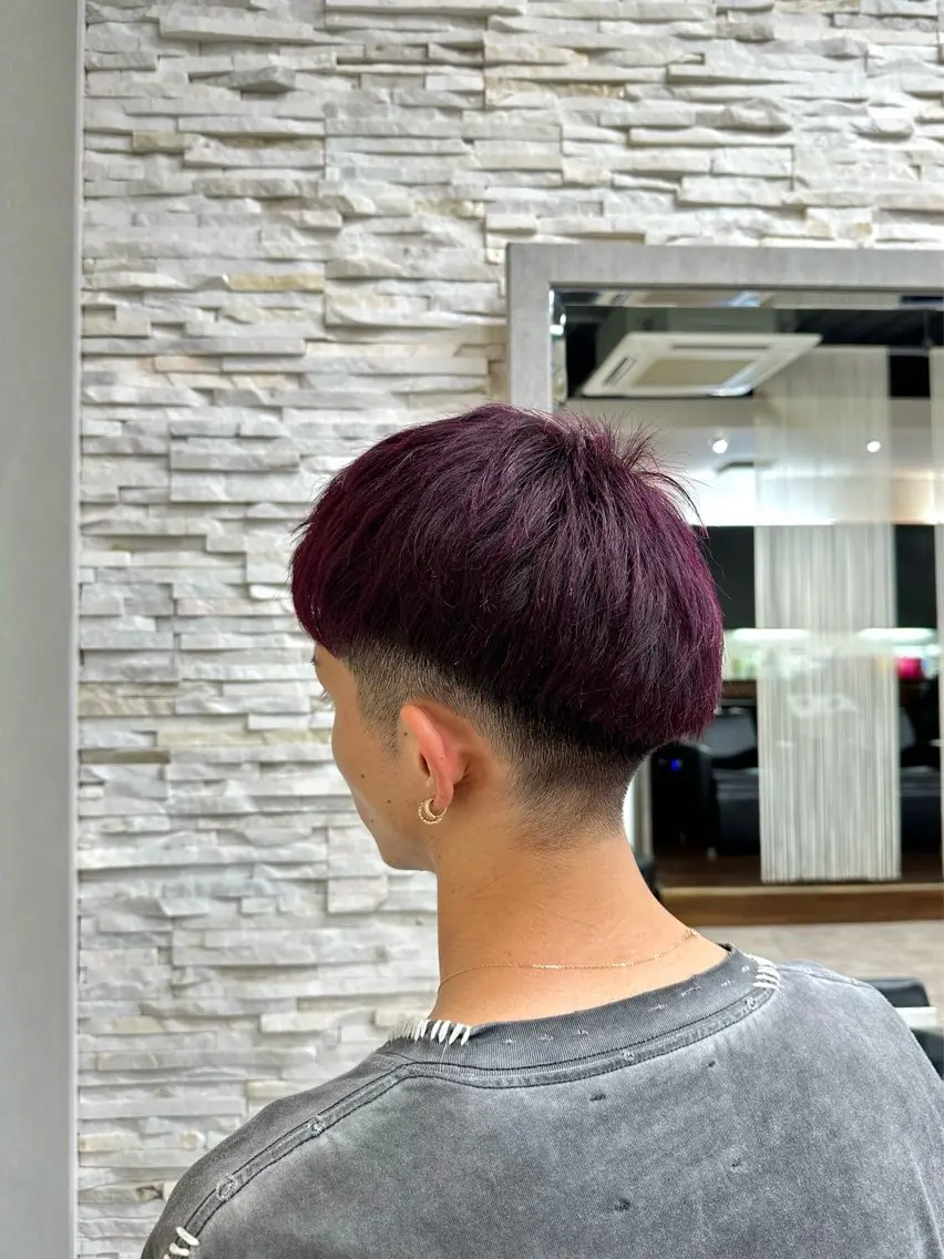 ショート カラー メンズ 熊本市東区 /Ririkaのヘアスタイル