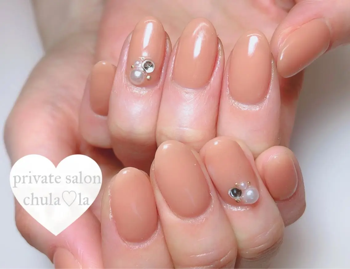 ネイル シンプルネイル Chula♡la 豊見城市高安のネイルデザイン