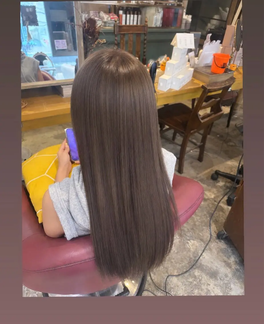 カラー ヘアカラー たかの ゆめなのヘアスタイル