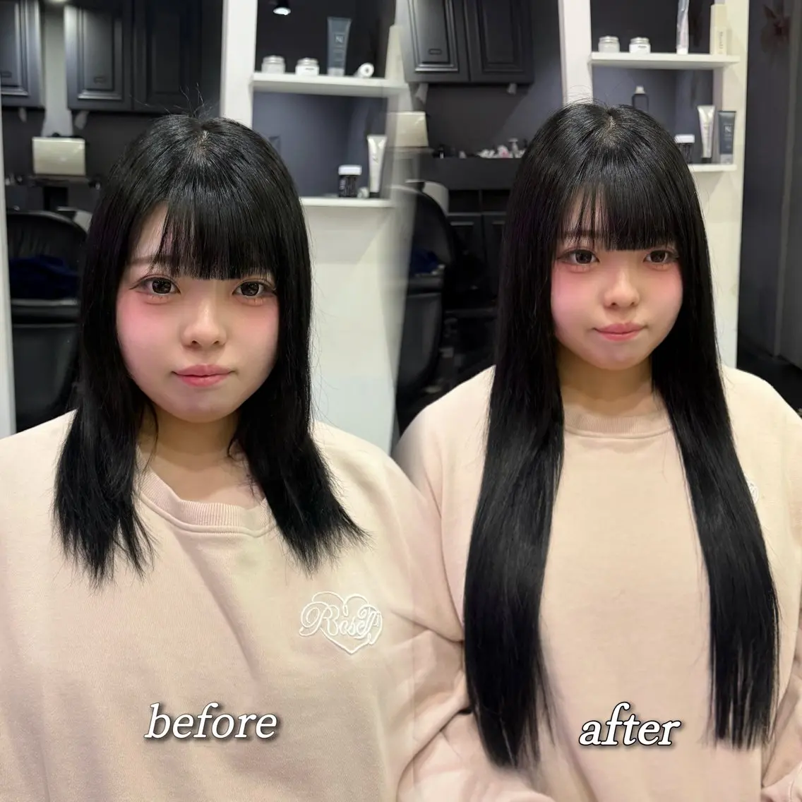 ロング カラー ヘアカラー トリートメント エクステ 🦋REISA🦋 エクステ×ハイトーンのヘアスタイル