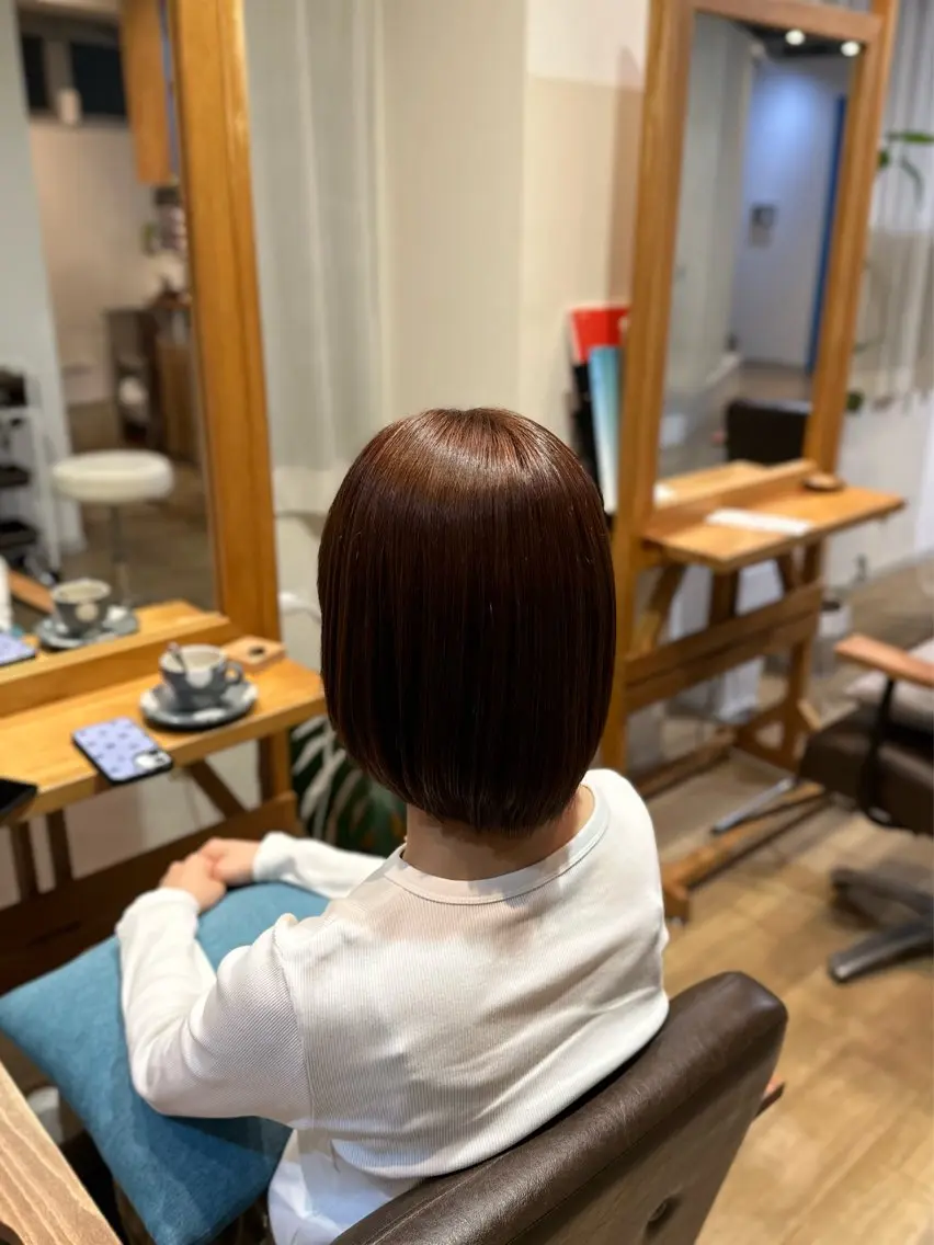 ショート カット 縮毛矯正 トリートメント 艶髪🫧極上スパ /nanaのヘアスタイル