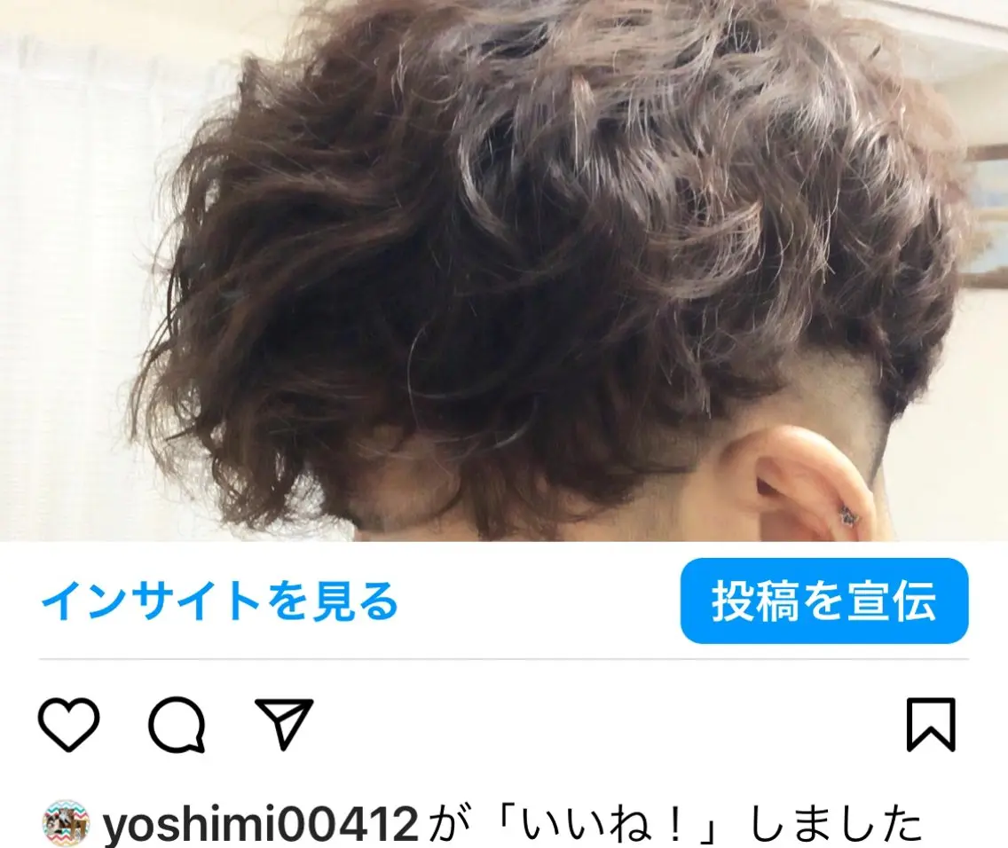 スパイラルパーマの写真