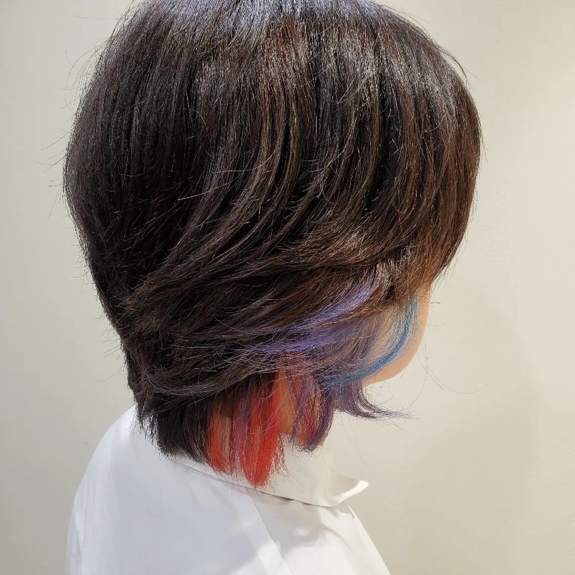 ショート カラー ヘアカラー 派手髪/ハイトーン/ エクステ✨ユウキのヘアスタイル