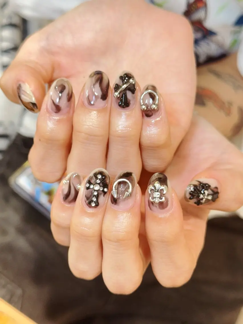 ネイル ハンドネイル ハンドケア 🦋Yumi Nail🦋Momoのネイルデザイン