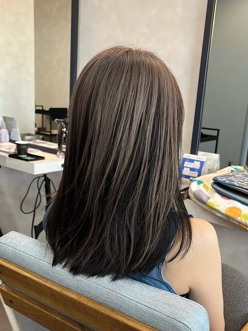 ロング 堀井 政輝のヘアスタイル