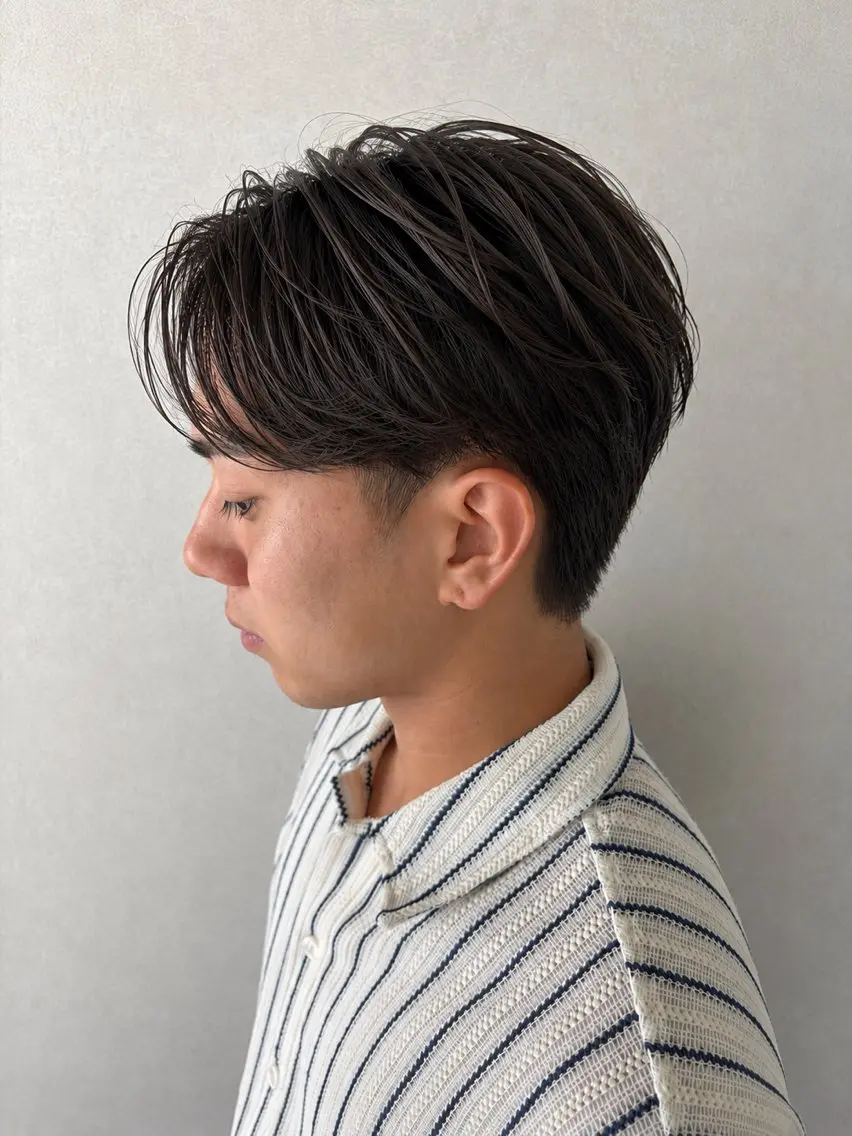 メンズカット&パーマ(フェザー、ニュアンス等)💇🏻20%OFFの写真
