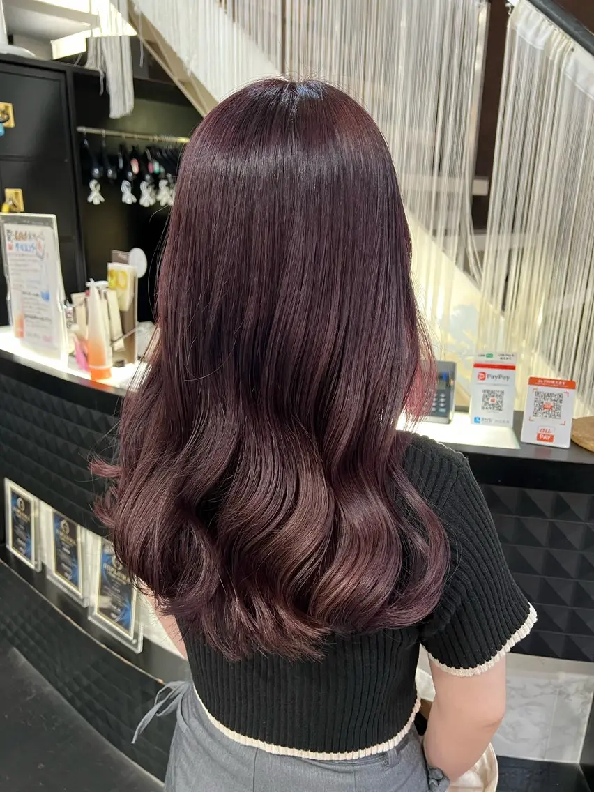 ロング カラー 艶髪 ♡Tomiyaのヘアスタイル