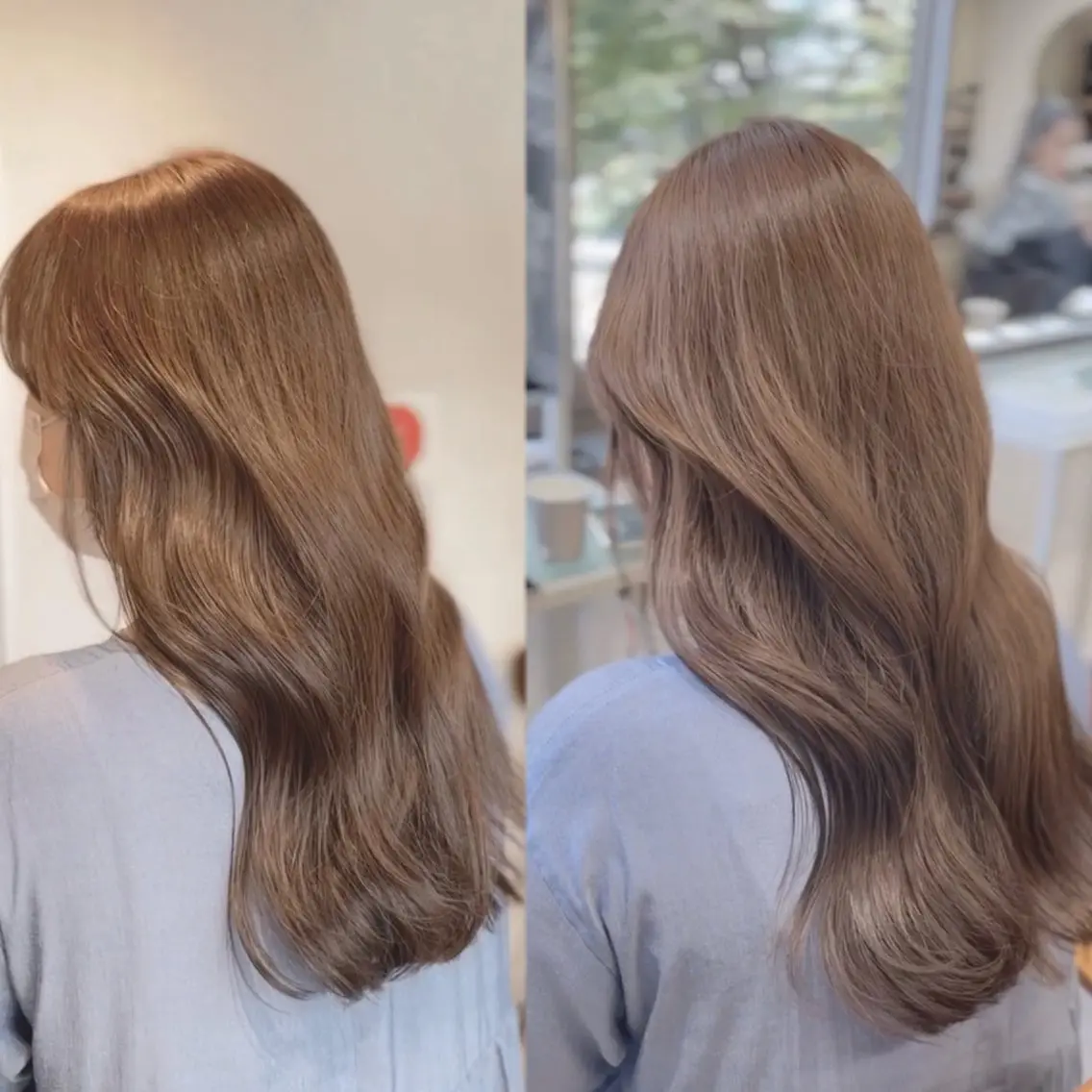 ロング ヘアカラー 韓国風カラー🇰🇷 髪質改善RIKU新宿のヘアスタイル