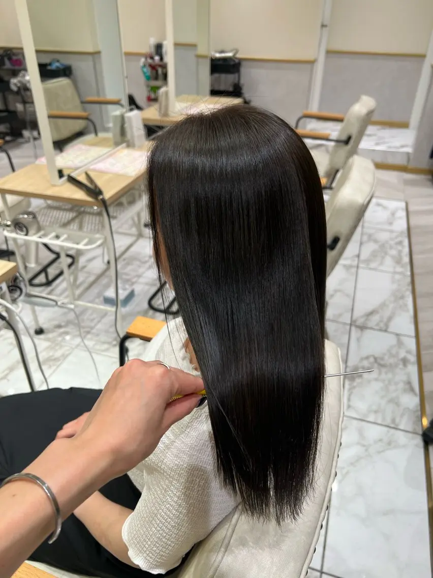 ミディアム 酸性ストレート 🇰🇷しゅうのヘアスタイル